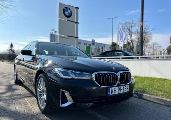 samochody osobowe BMW Seria 5 cena 169900 przebieg: 74900, rok produkcji 2020 z Warszawa